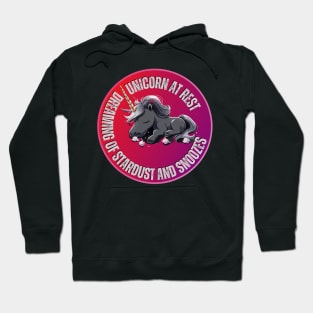 "Unicorn at Rest: Dreaming of Stardust and Snoozes!" Hoodie